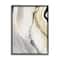 Stupell Industries Abstract Paint Strokes Fluid Beige Movement Framed Wall Art
